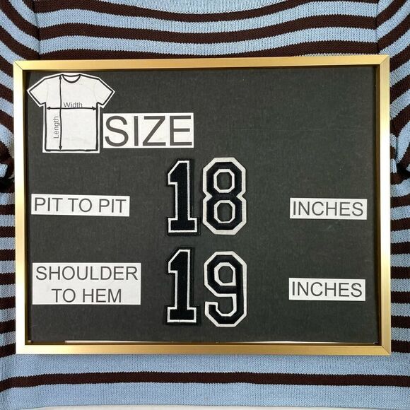 St. John Sport Womens Petite Blue And Black Striped Long Sleeve Wool Blend Top - Picture 10 of 10